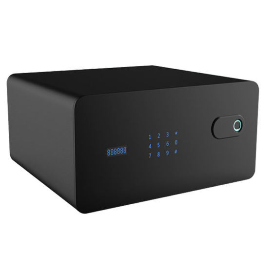 Stainless steel and plastic hotel safebox with digital screen key and digital lock